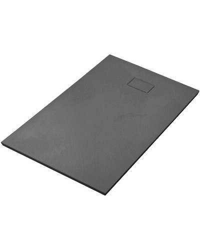 Душевой поддон из стеклопластика WasserKRAFT Elbe 120x80 74T06 Черный матовый