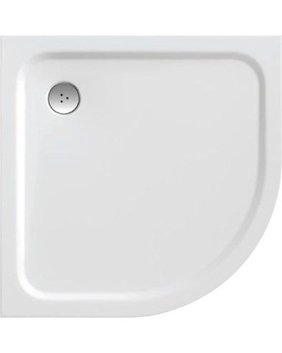 Душевой поддон из искусственного камня Ravak Elipso Pro Chrome 80х80 XA244401010 Белый