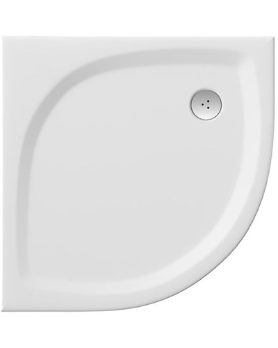 Душевой поддон из искусственного камня Ravak Elipso Pro 80х80 Flat XA234411010 Белый