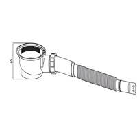 Акриловый поддон 100x100 см Black & White Stellar Wind 10P0000