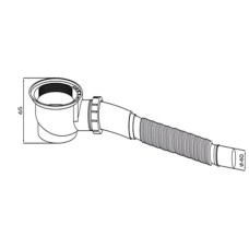 Акриловый поддон 100x100 см Black & White Stellar Wind 10P0000