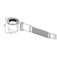 Акриловый поддон 100x100 см Black & White Stellar Wind 10HQ000