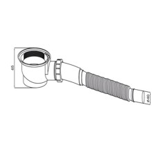 Акриловый поддон 100x100 см Black & White Stellar Wind 10HQ000