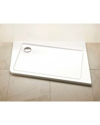 Душевой поддон из искусственного камня Ravak 10° Asymetric Pro 120x90 XA25G70101P Белый