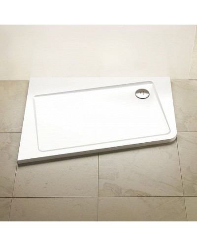 Душевой поддон из искусственного камня Ravak 10° Asymetric Pro 120x90 XA25G70101L Белый