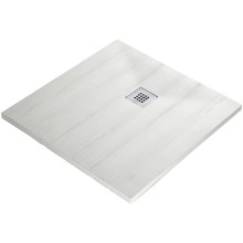 Душевой поддон из искусственного камня WasserKRAFT Aller 90x90 10T03 Слоновая кость матовая