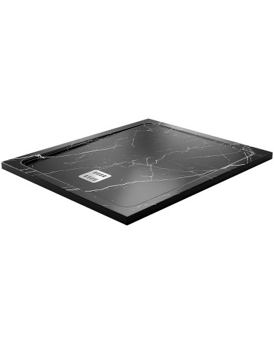 Душевой поддон из искусственного камня WasserKRAFT Neime 120х100 19T10 Черный матовый