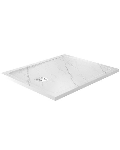 Душевой поддон из искусственного камня WasserKRAFT Rhin 120x100 44T10 Белый матовый