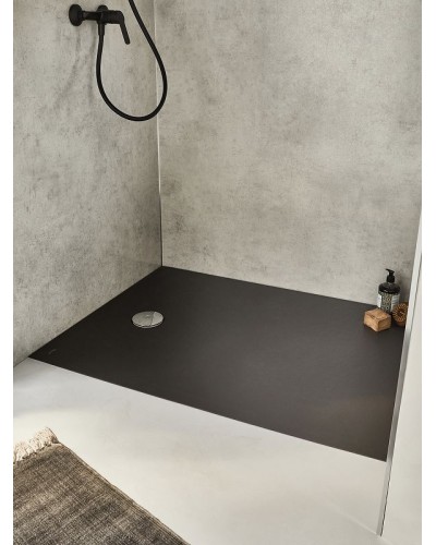 Душевой поддон из материала Flight Jacob Delafon Tolbiac 120x80 E6D331RU-NGM Черный матовый