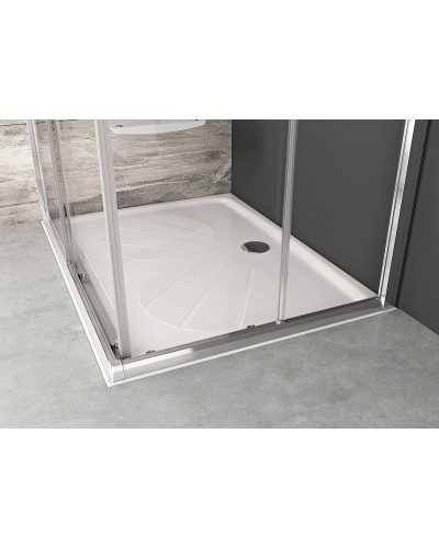 Душевой поддон из искусственного камня Ravak Gigant Pro 100x90 XA03A701010 Белый