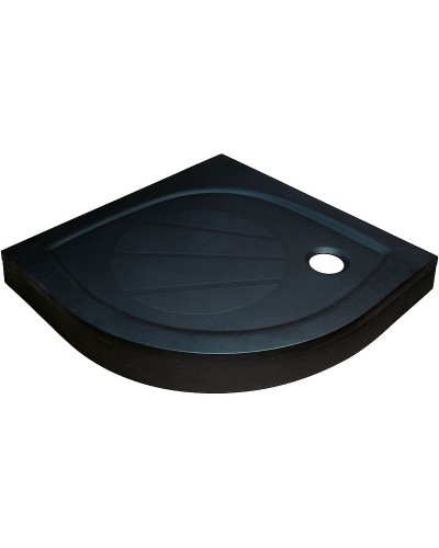 Душевой поддон из искусственного камня Ravak Elipso Pro 90х90 XA237701010BM Черный матовый