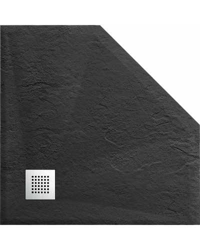 Душевой поддон из искусственного камня Vincea 90x90 VST-4SP9090A Антрацит