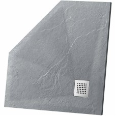 Душевой поддон из искусственного камня Vincea 90x90 VST-4SP9090G Серый