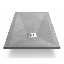 Душевой поддон из искусственного камня Vincea 100x90 VST-4SR9010G Серый