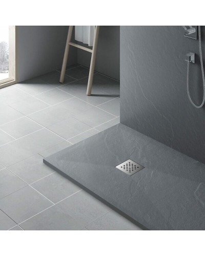 Душевой поддон из искусственного камня Vincea 100x90 VST-4SR9010G Серый
