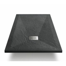 Душевой поддон из искусственного камня Vincea 110x90 VST-4SR9011A Антрацит