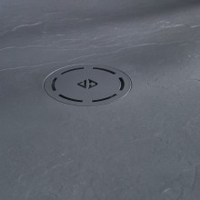 Душевой поддон из материала Neoroc Jacob Delafon Singulier 140x90 E67025-NAD Серый сланец
