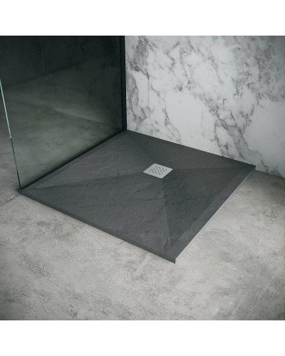 Душевой поддон из искусственного камня Grossman Strong 100x100 GR-S2100100Q Графит