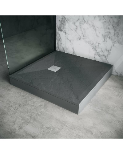 Душевой поддон из искусственного камня Grossman Strong 100x100 GR-S2100100Q Графит