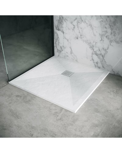 Душевой поддон из искусственного камня Grossman Strong 90x90 GR-S19090Q Белый