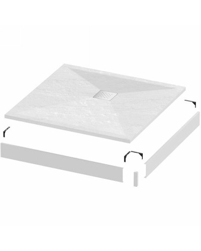 Душевой поддон из искусственного камня Grossman Strong 90x90 GR-S19090Q Белый