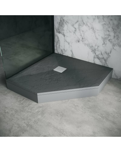 Душевой поддон из искусственного камня Grossman Strong 90x90 GR-S29090D Графит