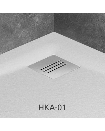 Поддон из литого мрамора 80x80 см Radaway Kyntos A White HKA8080-04