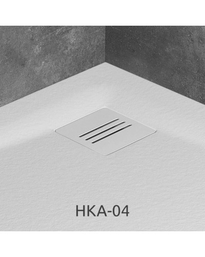 Поддон из литого мрамора 80x80 см Radaway Kyntos A White HKA8080-04