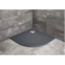 Поддон из литого мрамора 80x80 см Radaway Kyntos A Anthracite HKA8080-64