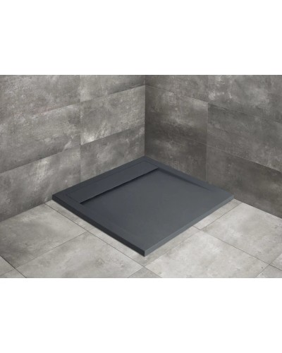 Поддон из литого мрамора 80x80 см Radaway Teos C Anthracite HTC8080-64