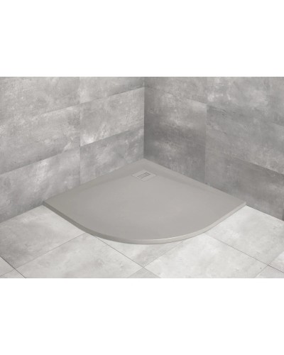 Поддон из литого мрамора 90x90 см Radaway Kyntos A Cemento HKA9090-74