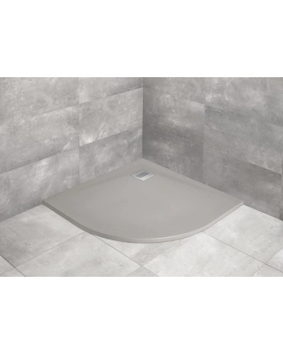 Поддон из литого мрамора 90x90 см Radaway Kyntos A Cemento HKA9090-74
