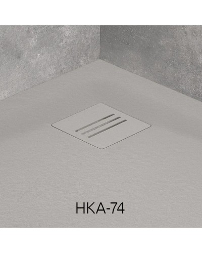 Поддон из литого мрамора 100x100 см Radaway Kyntos A Cemento HKA100100-74