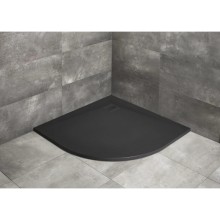 Поддон из литого мрамора 80x80 см Radaway Kyntos A Black HKA8080-54