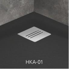 Поддон из литого мрамора 80x80 см Radaway Kyntos A Black HKA8080-54
