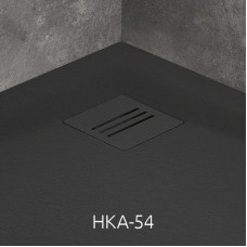 Поддон из литого мрамора 80x80 см Radaway Kyntos A Black HKA8080-54
