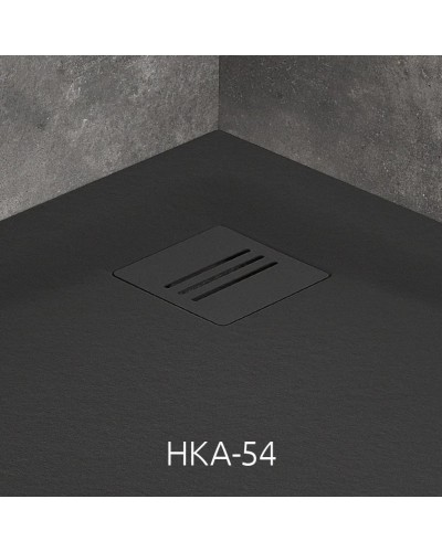 Поддон из литого мрамора 80x80 см Radaway Kyntos A Black HKA8080-54