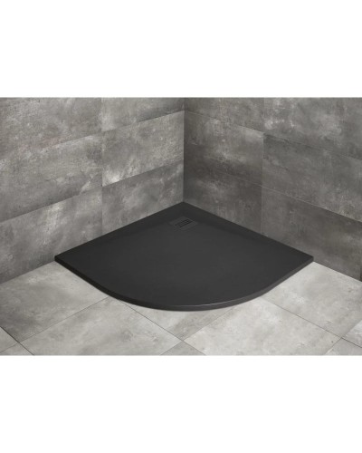Поддон из литого мрамора 90x90 см Radaway Kyntos A Black HKA9090-54