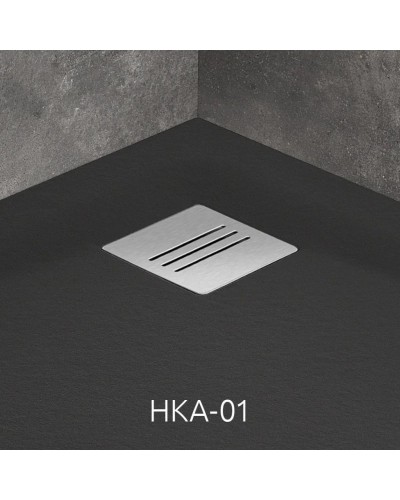 Поддон из литого мрамора 100x100 см Radaway Kyntos A Black HKA100100-54