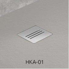 Поддон из литого мрамора 80x80 см Radaway Kyntos C Cemento HKC8080-74