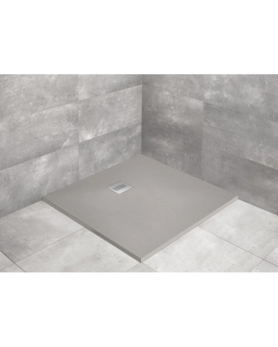 Поддон из литого мрамора 90x90 см Radaway Kyntos C Cemento HKC9090-74