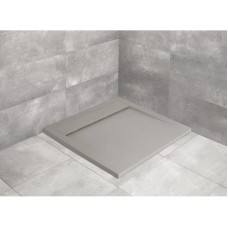 Поддон из литого мрамора 90x90 см Radaway Teos C Cemento HTC9090-74