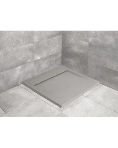 Поддон из литого мрамора 90x90 см Radaway Teos C Cemento HTC9090-74