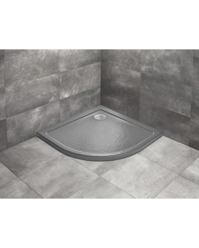 Акриловый поддон 80x80 см Radaway Doros A Stone Anthracite SDRA8080-01-64S