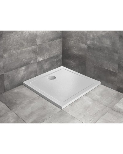 Акриловый поддон 90x90 см Radaway Doros C Stone White SDRC9090-01-04S