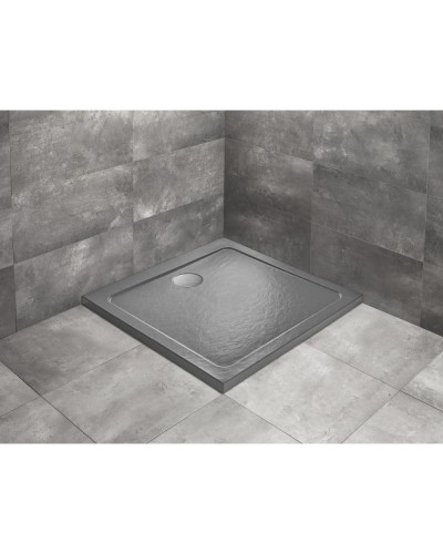 Акриловый поддон 80x80 см Radaway Doros C Stone Anthracite SDRC8080-01-64S