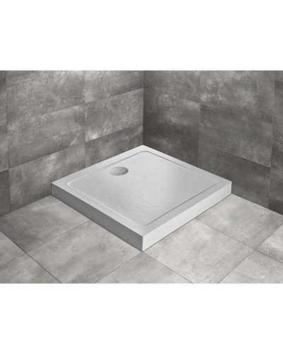 Акриловый поддон 80x80 см Radaway Doros C Compact Stone White SDRC8080-05-04S