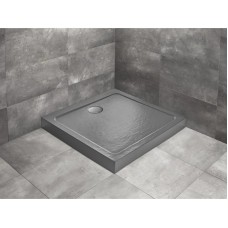 Акриловый поддон 80x80 см Radaway Doros C Compact Stone Anthracite SDRC8080-05-64S