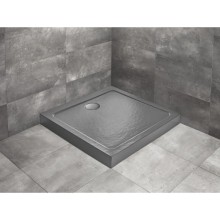 Акриловый поддон 90x90 см Radaway Doros C Compact Stone Anthracite SDRC9090-05-64S