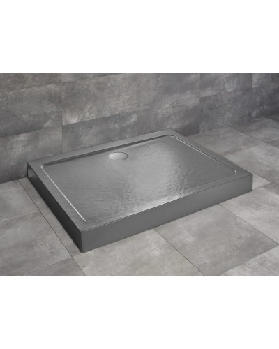 Акриловый поддон 120x80 см Radaway Doros D Compact Stone Anthracite SDRD1210-05-64S